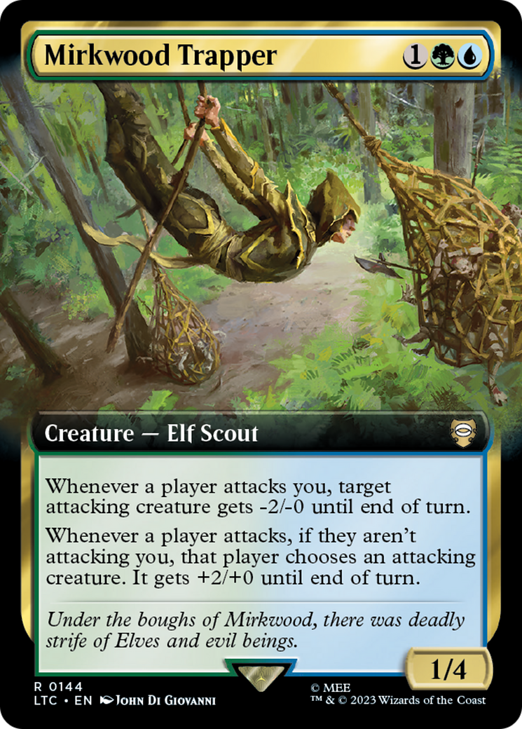 Mirkwood Trapper (Extended Art) (144) - Tales of Middle-earth Commander