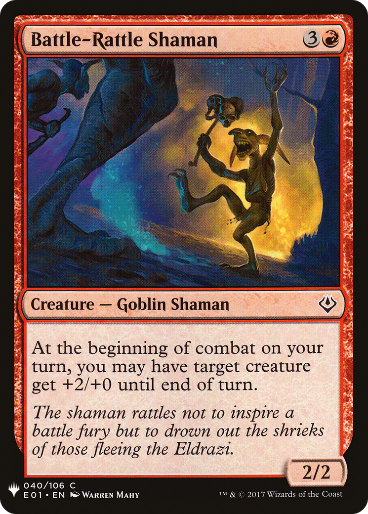 Battle-Rattle Shaman (E01-40) - The List