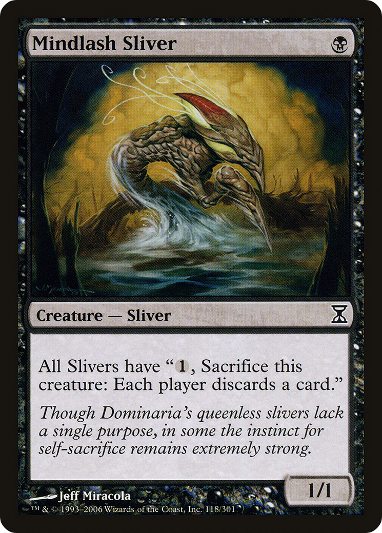 Mindlash Sliver (118) Foil - Time Spiral