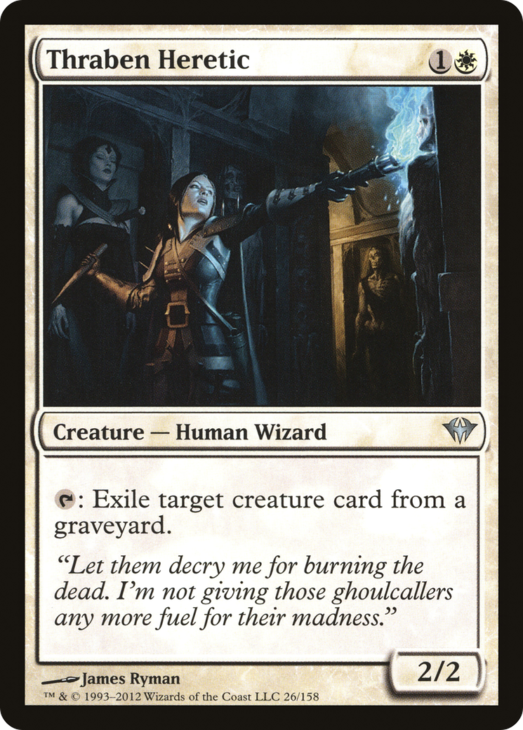 Thraben Heretic (026) Foil - Dark Ascension