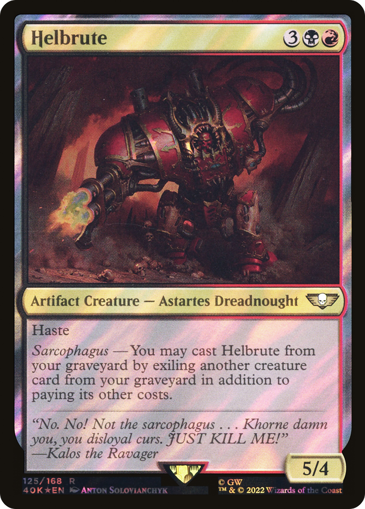 Helbrute (125) Surge Foil - Warhammer 40,000 Commander