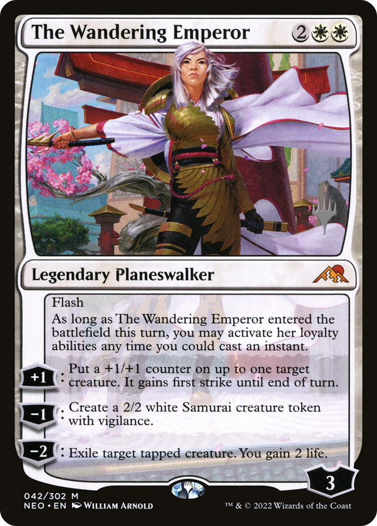 The Wandering Emperor (042) - Kamigawa: Neon Dynasty Promos