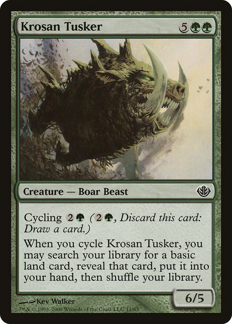 Krosan Tusker (011) - Duel Decks: Garruk vs. Liliana