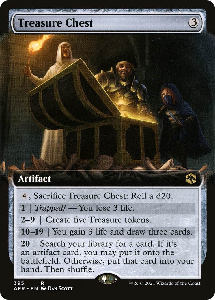 Treasure Chest (Extended Art) (395) Foil - Adventures in the Forgotten Realms