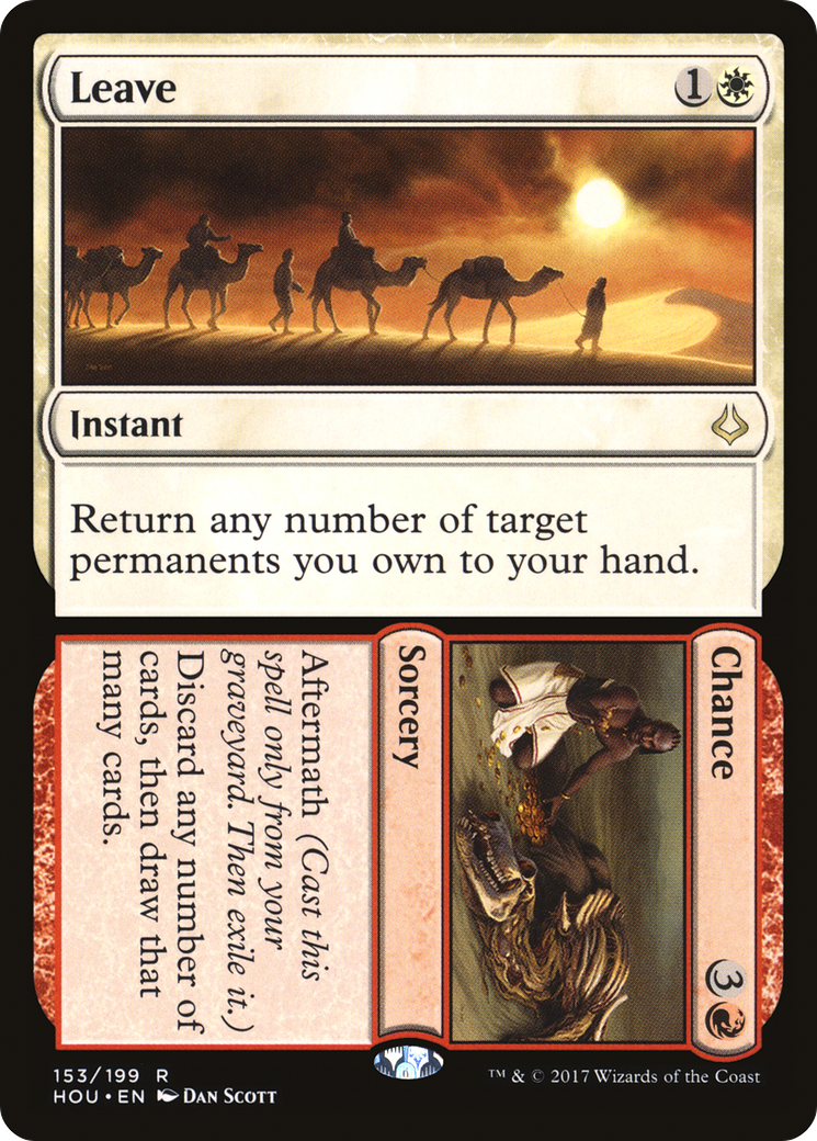 Leave // Chance (153) Foil - Hour of Devastation