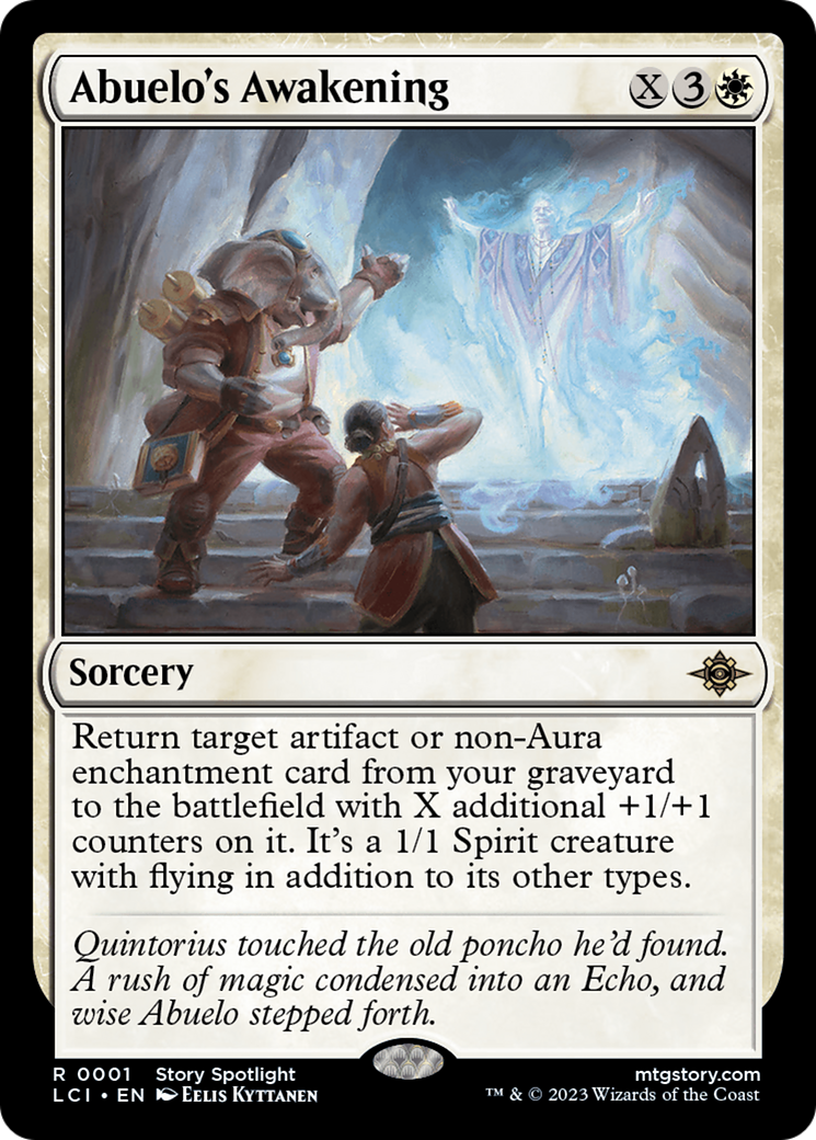 Abuelo's Awakening (001) Foil - The Lost Caverns of Ixalan
