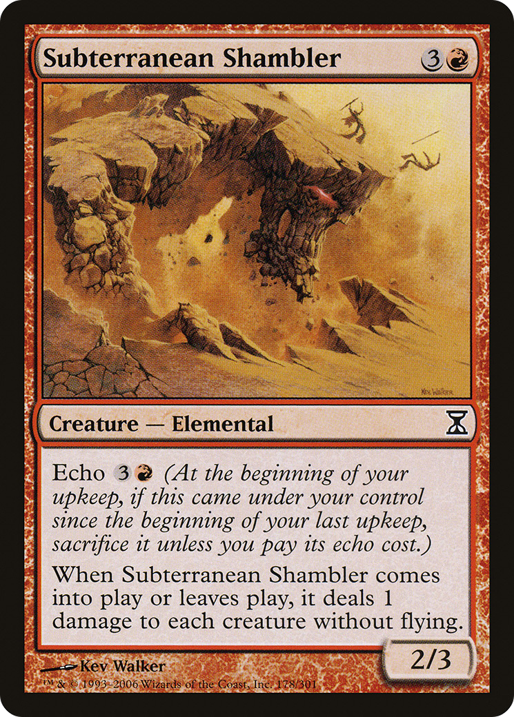 Subterranean Shambler (178) - Time Spiral
