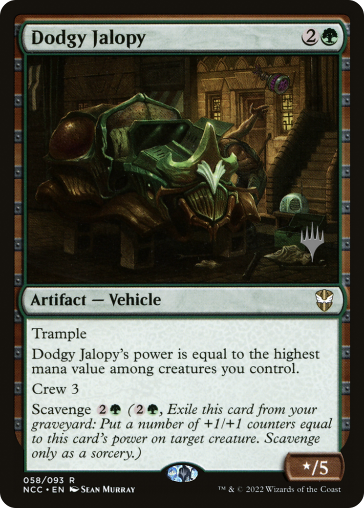 Dodgy Jalopy (58p) Foil - New Capenna Commander Promos