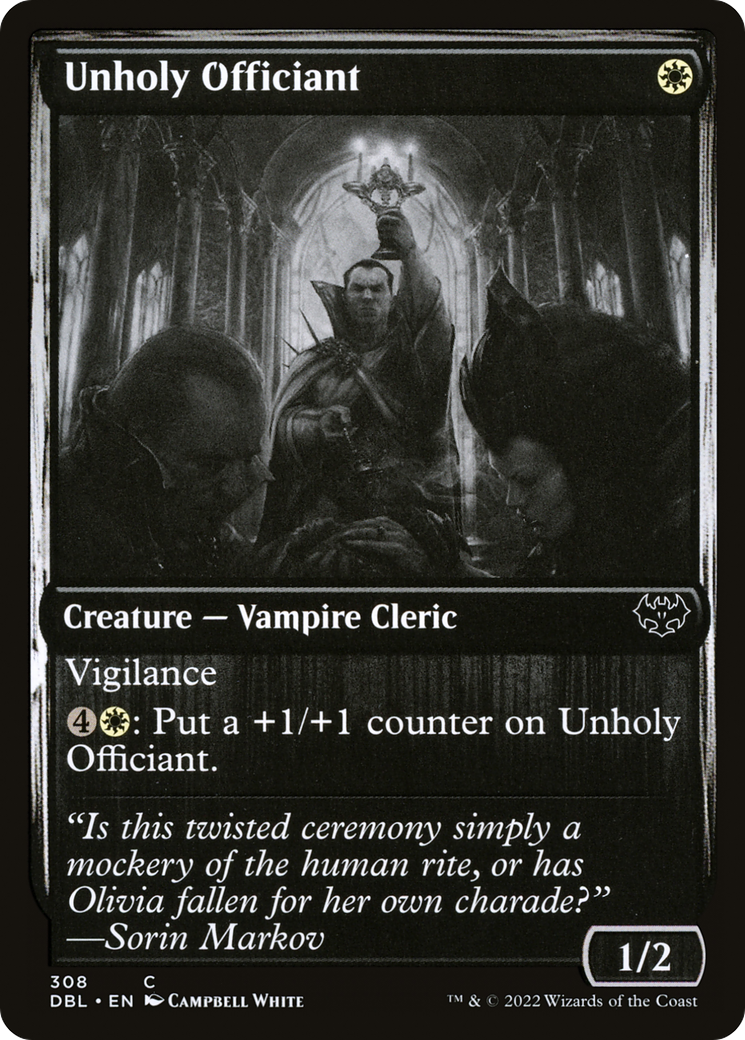 Unholy Officiant (308) - Innistrad: Double Feature