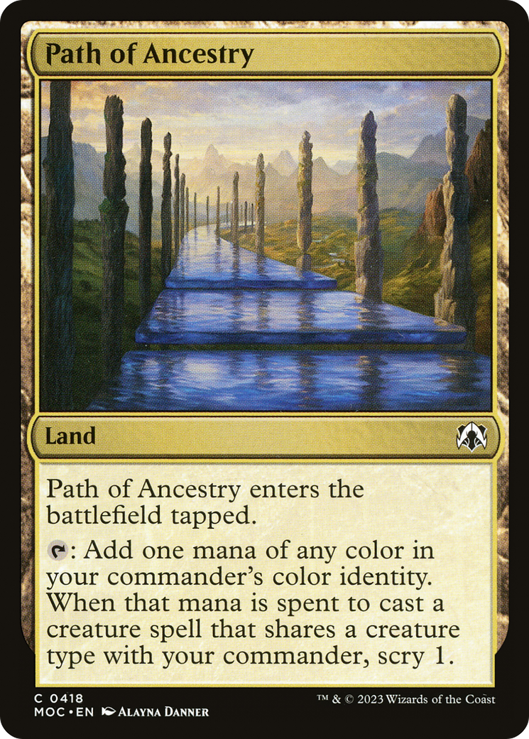 Path of Ancestry (418) - March of the Machine Commander