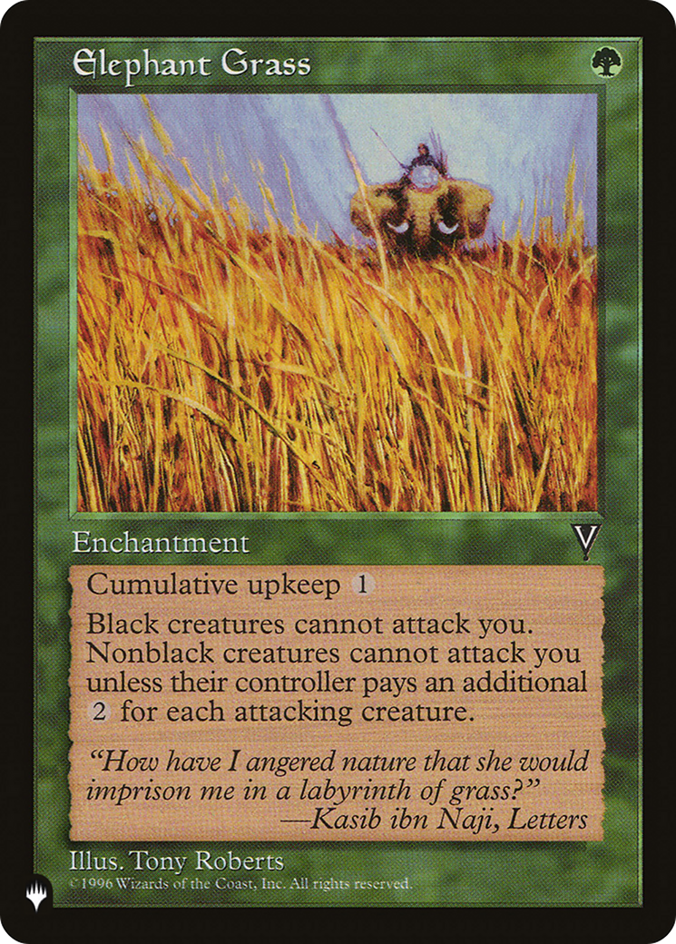 Elephant Grass (Retro) (VIS-104) - The List