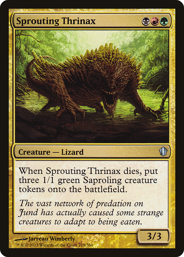 Sprouting Thrinax (219) - Commander 2013