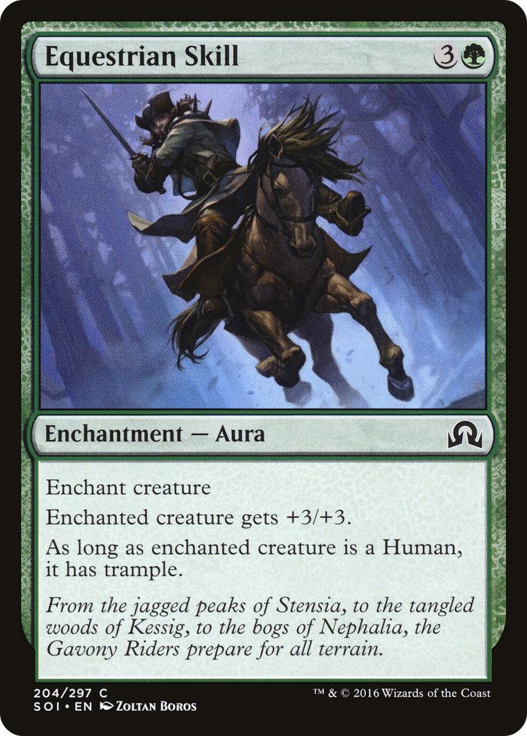 Equestrian Skill (204) - Shadows over Innistrad