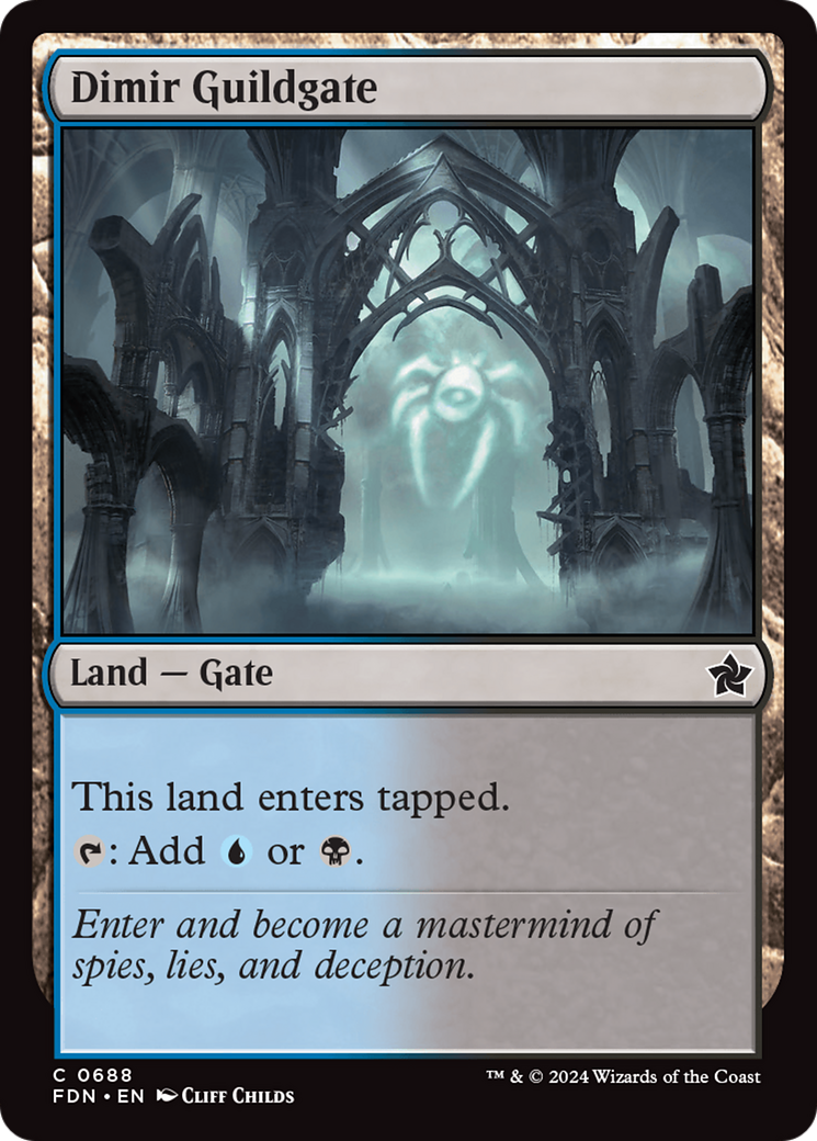 Dimir Guildgate (688) - Foundations