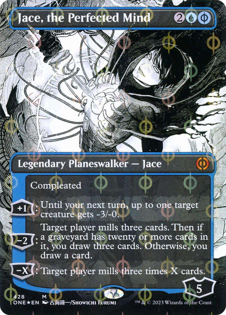 Jace, the Perfected Mind (Showcase) (428) Foil - Phyrexia: All Will Be One