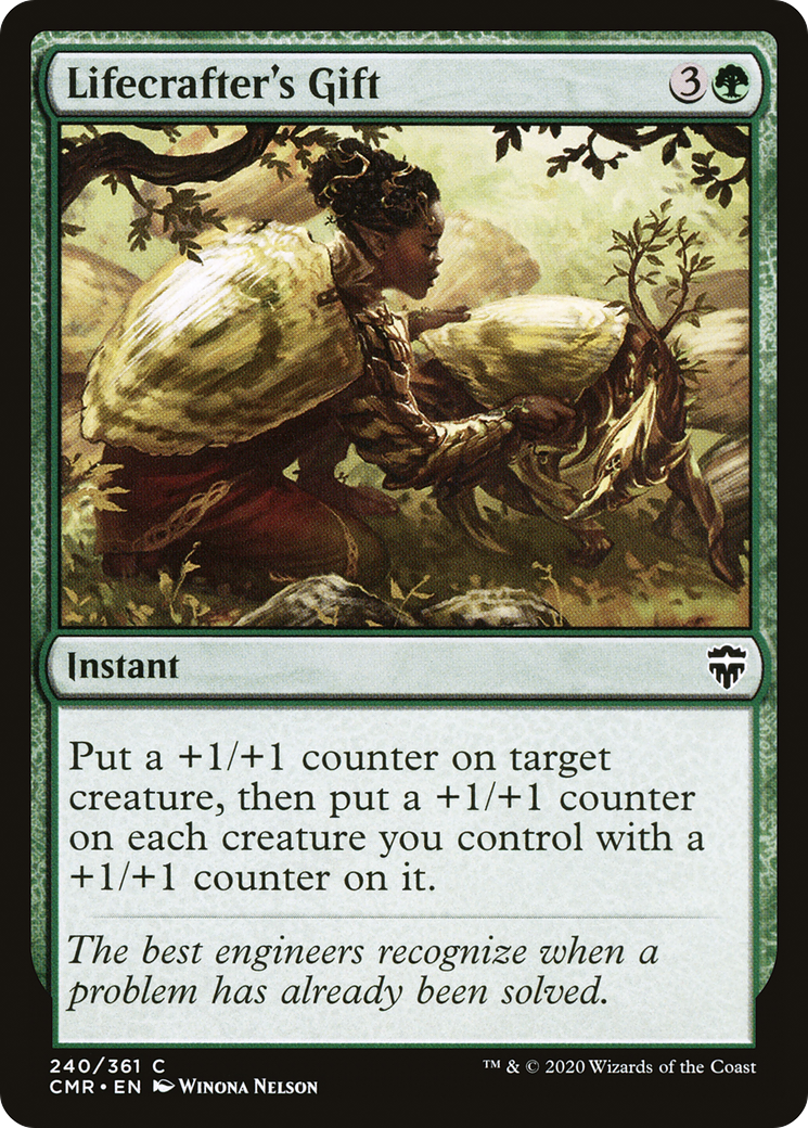 Lifecrafter's Gift (240) Foil - Commander Legends
