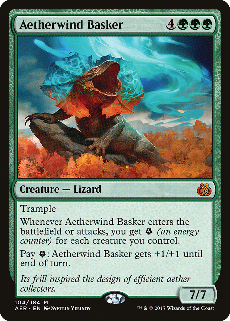 Aetherwind Basker (104) Foil - Aether Revolt