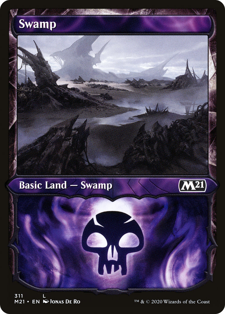 Swamp (Showcase) (311) - Core Set 2021