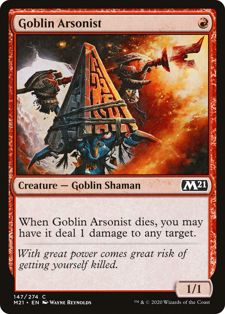 Goblin Arsonist (147) Foil - Core Set 2021