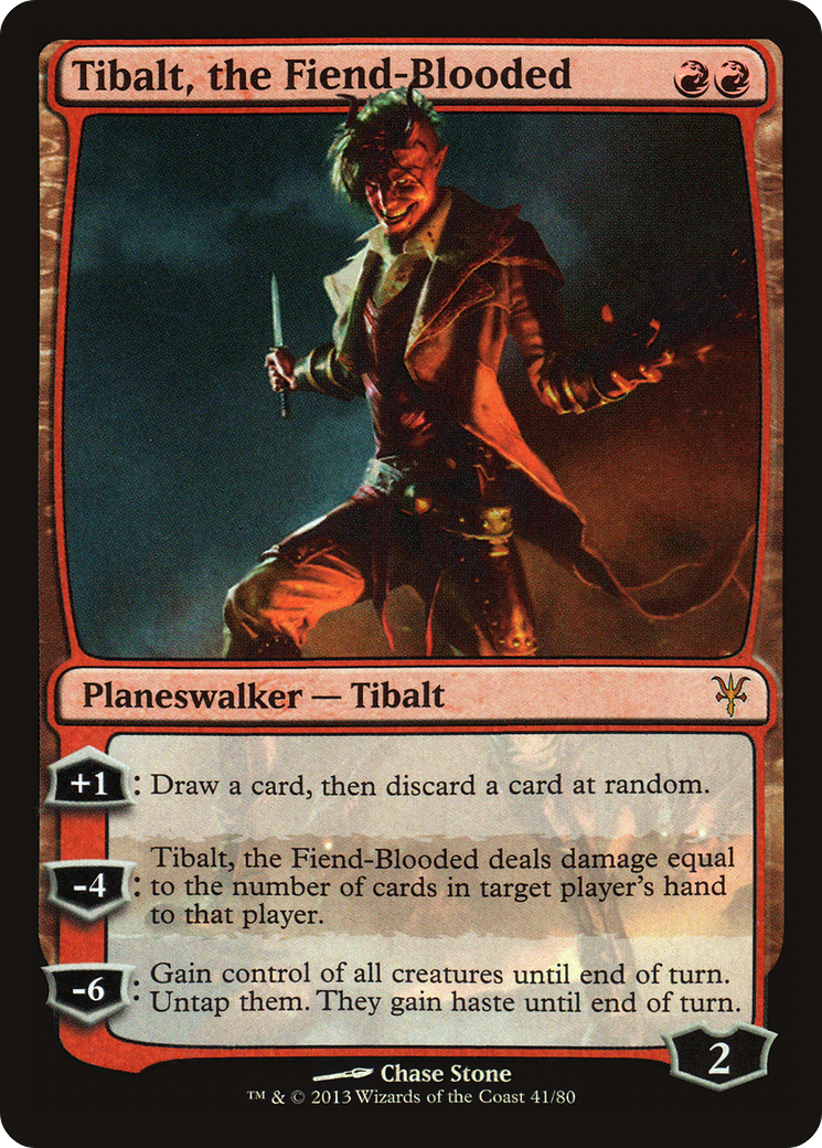 Tibalt, the Fiend-Blooded (041) Foil - Duel Decks: Sorin vs. Tibalt