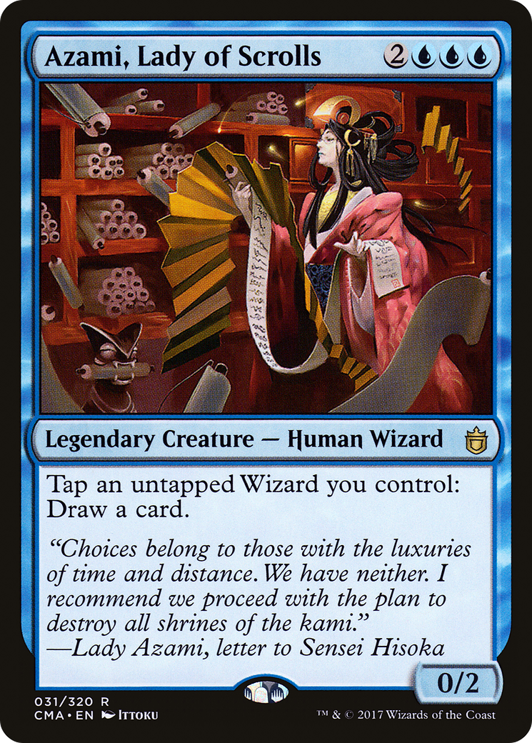 Azami, Lady of Scrolls (031) - Commander Anthology