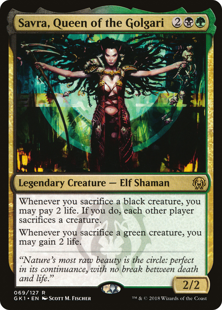 Savra, Queen of the Golgari (069) - GRN Guild Kit