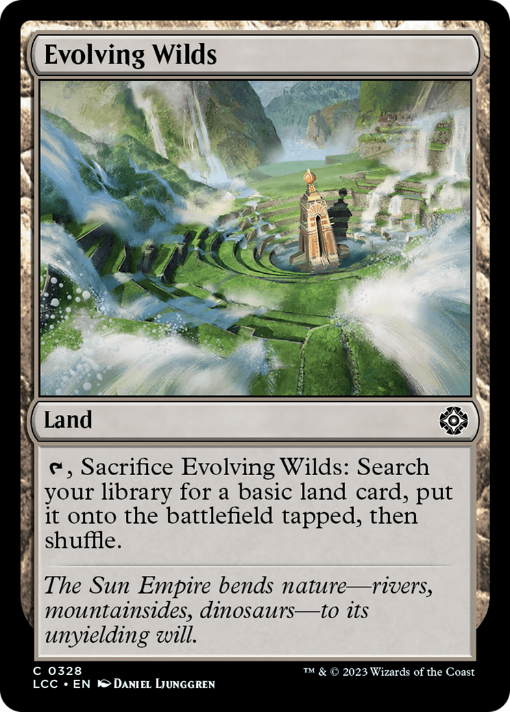 Evolving Wilds (328) - The Lost Caverns of Ixalan Commander