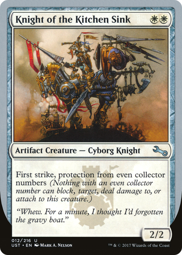 Knight of the Kitchen Sink (12b) - Unstable