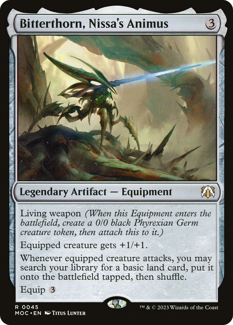 Bitterthorn, Nissa's Animus (045) - March of the Machine Commander