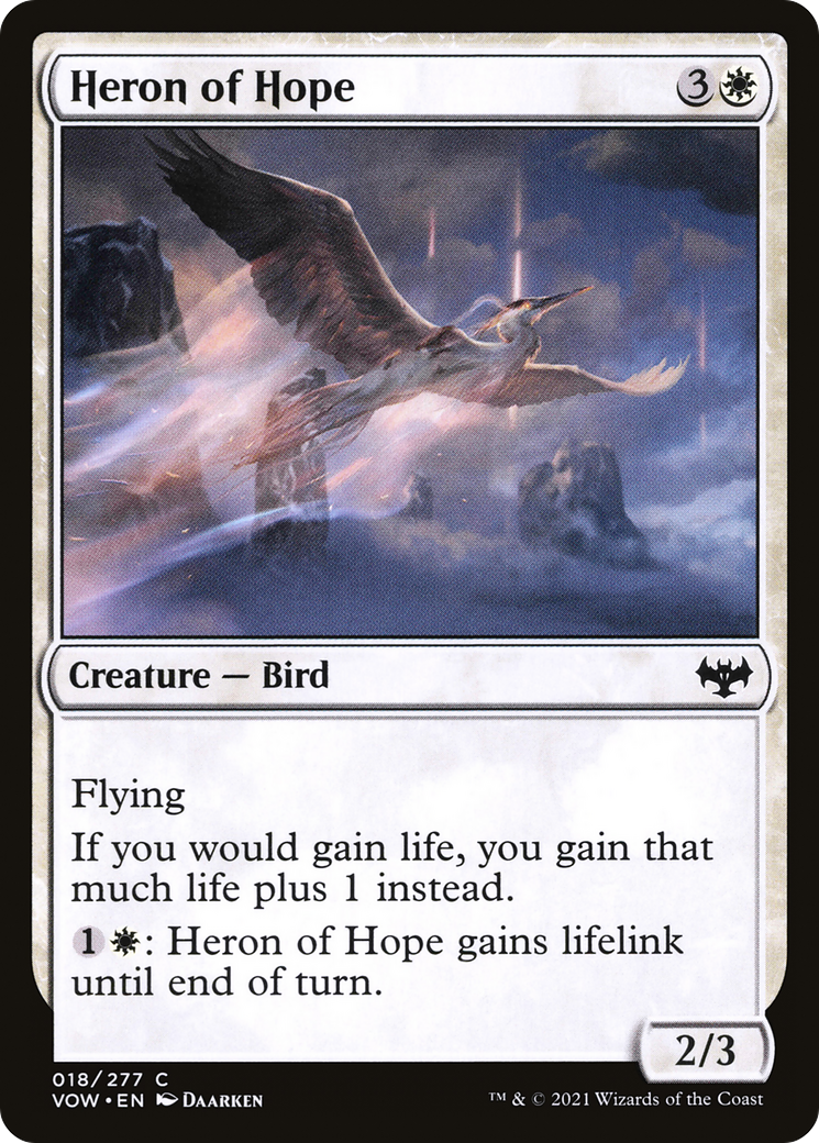 Heron of Hope (018) - Innistrad: Crimson Vow