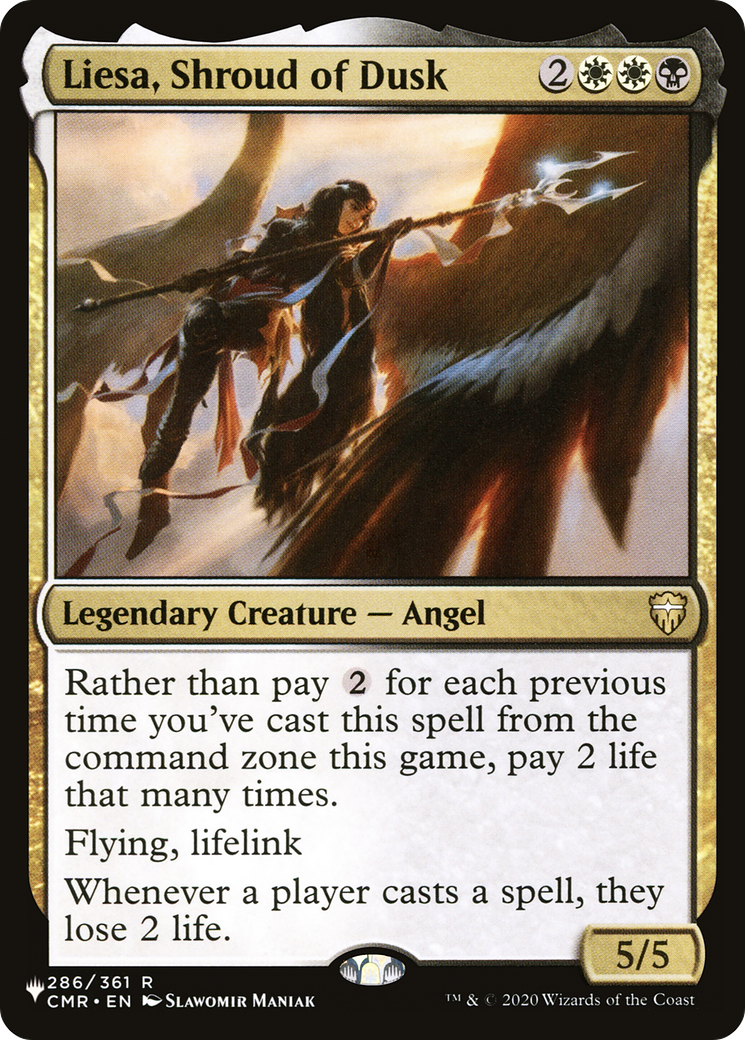 Liesa, Shroud of Dusk (CMR-286) - The List