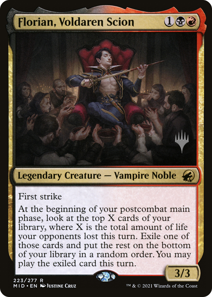 Florian, Voldaren Scion (223p) Foil - Innistrad: Midnight Hunt Promos