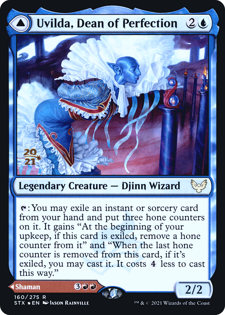 Uvilda, Dean of Perfection (160) Foil - Strixhaven: School of Mages Promos