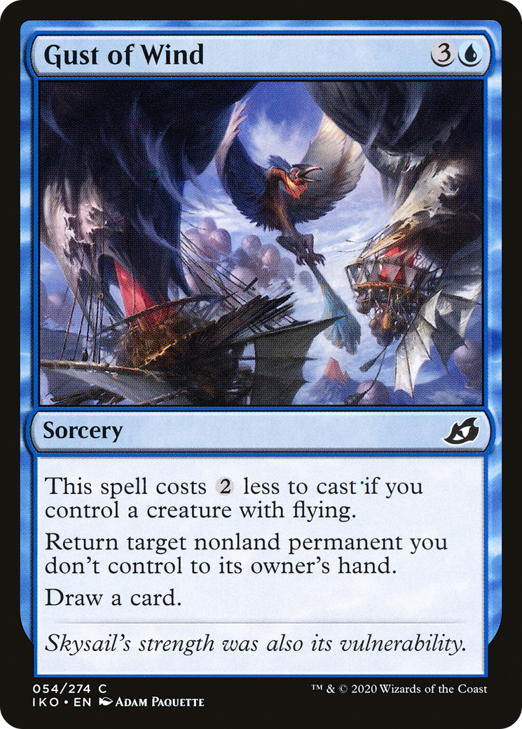 Gust of Wind (054) Foil - Ikoria: Lair of Behemoths