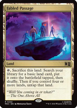 Fabled Passage (242) Surge Foil - Commander: Marvel Super Heroes