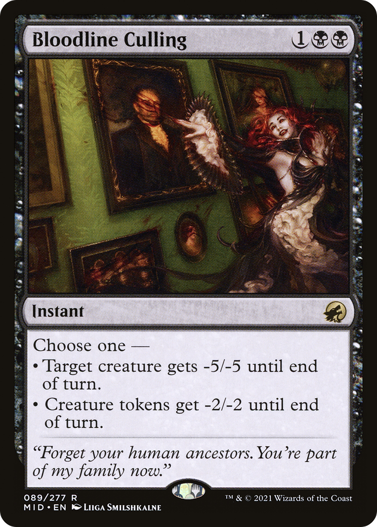 Bloodline Culling (089) Foil - Innistrad: Midnight Hunt
