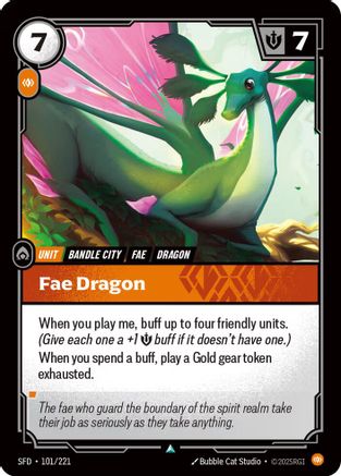 Fae Dragon (101) - Spiritforged