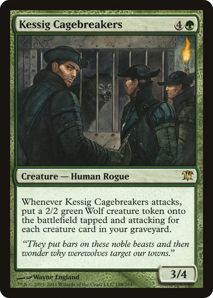 Kessig Cagebreakers (189) Foil - Innistrad