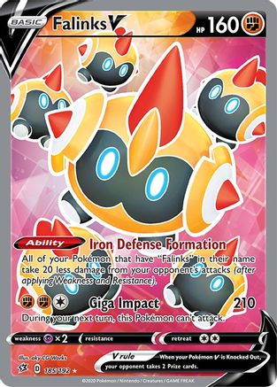 Falinks V (Full Art) (185) Holofoil - Rebel Clash