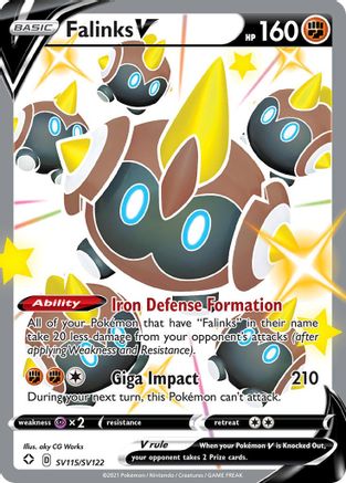 Falinks V (SV115) (Shiny Vault) Holofoil - Shining Fates