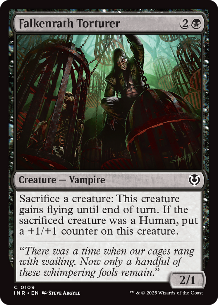 Falkenrath Torturer (109) Foil - Innistrad Remastered