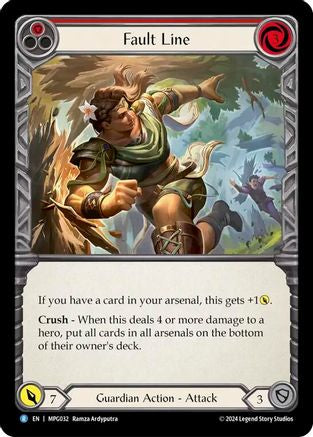 Fault Line (MPG032) Rainbow Foil - Mastery Pack Guardian