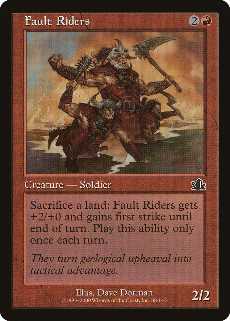 Fault Riders (088) Foil - Prophecy