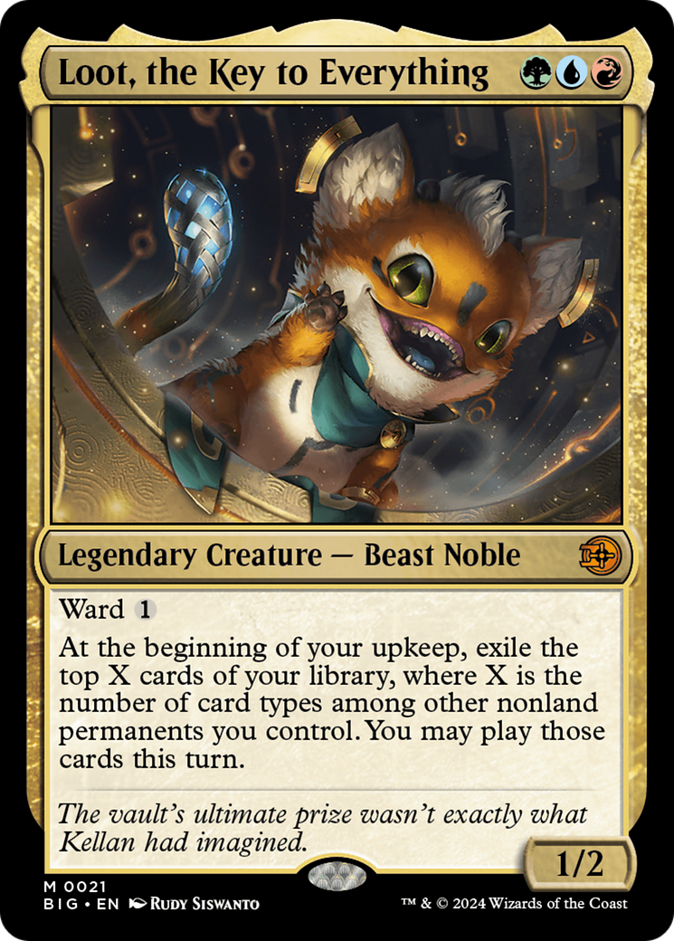 Loot, the Key to Everything (021) Foil - The Big Score