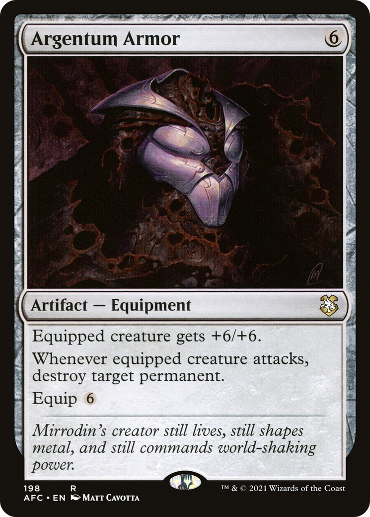 Argentum Armor (198) - Forgotten Realms Commander