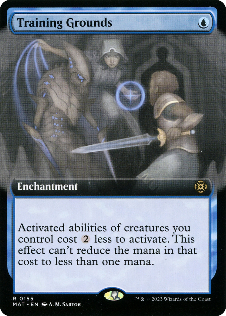 Training Grounds (Extended Art) (155) Foil - March of the Machine: The Aftermath