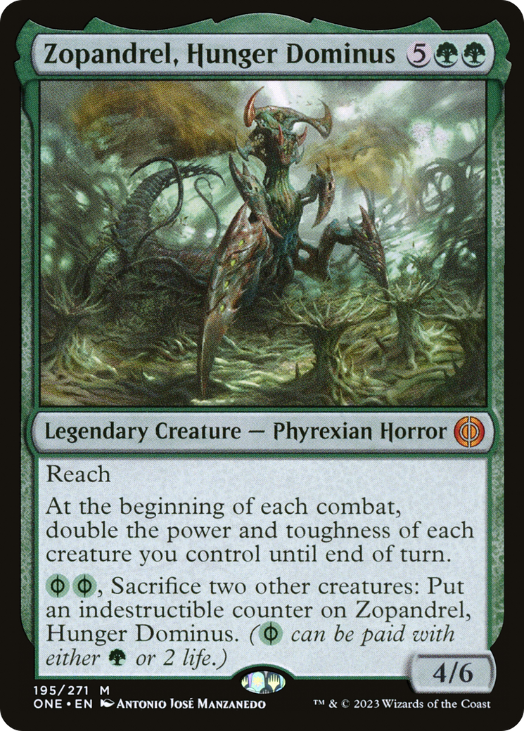 Zopandrel, Hunger Dominus (195) - Phyrexia: All Will Be One