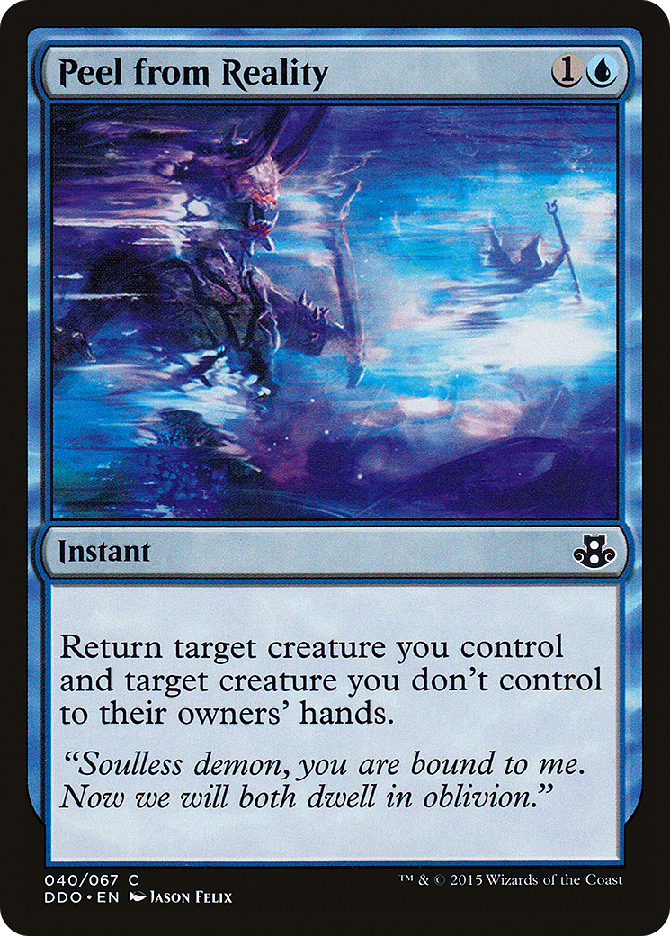 Peel from Reality (040) - Duel Decks: Elspeth vs. Kiora