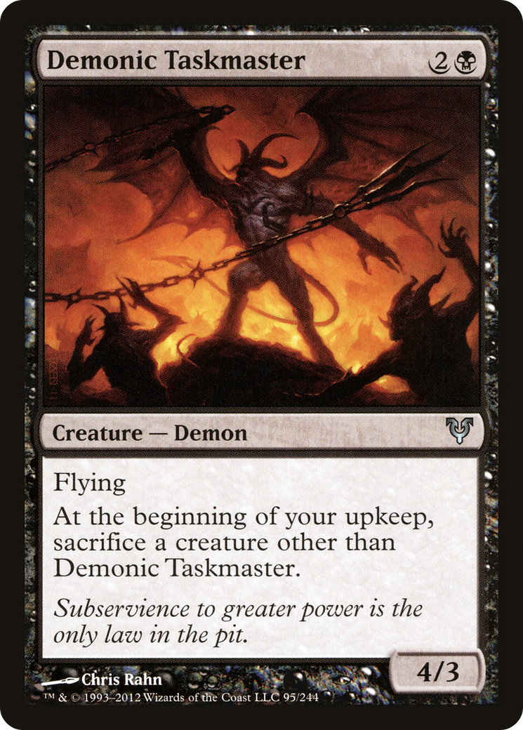 Demonic Taskmaster (095) - Avacyn Restored