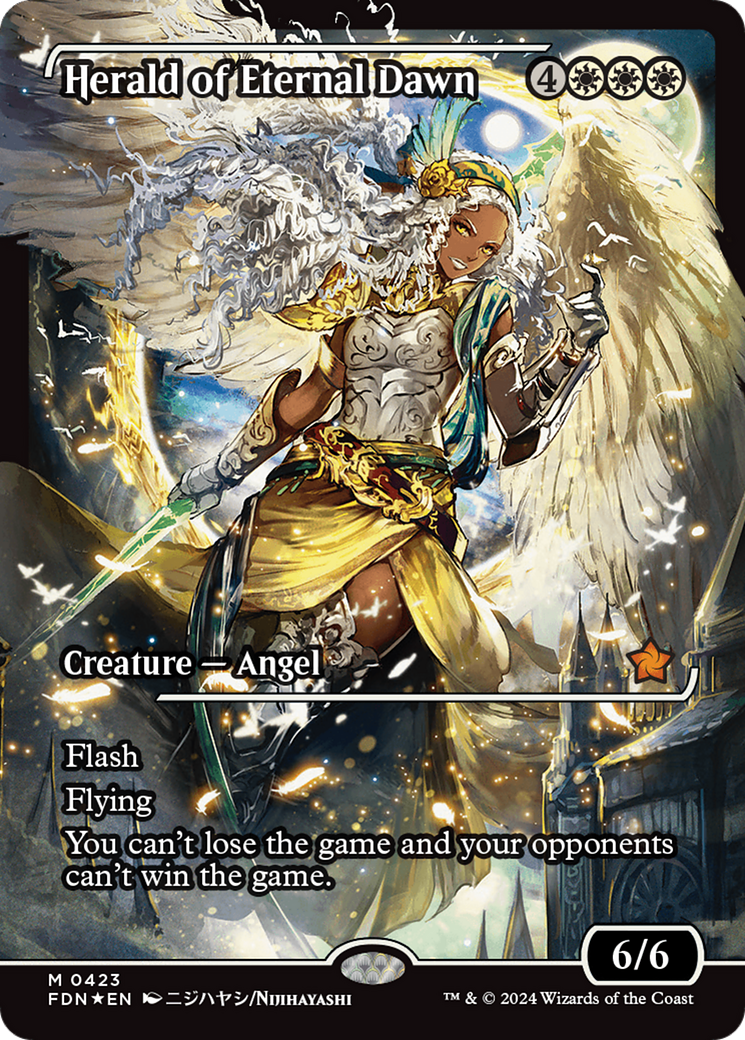 Herald of Eternal Dawn (Showcase) (423) Foil - Foundations